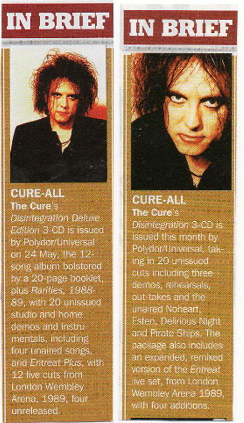 The Cure 2010 Reviews